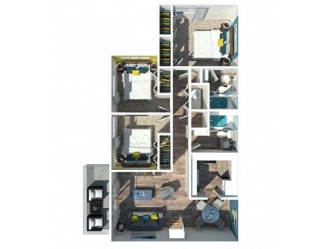 Olivia Floorplan at Addison at Sutherland, Knoxville, 37909  